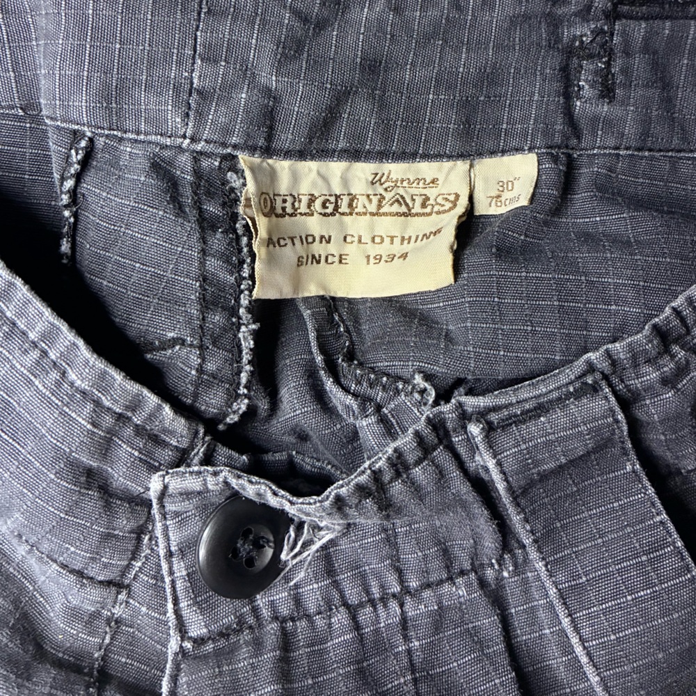 Unisex Wynne Originals Dark Gray Cargo Pants 100% Cotton